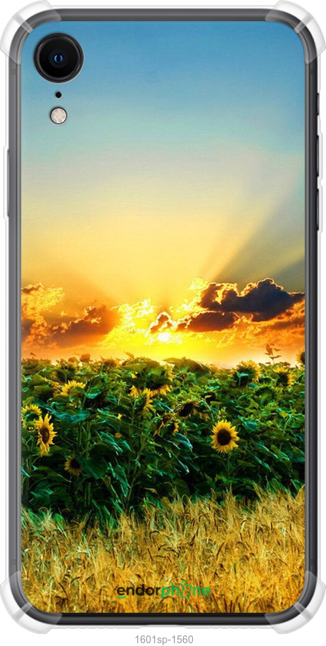 

Силіконовий протиударний с посиленими кутами чохол "Україна" для iPhone XR