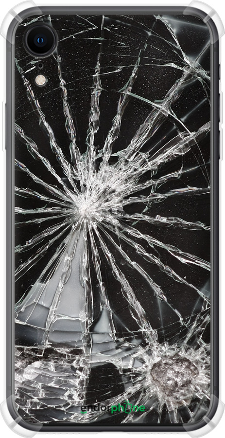 Силикон с усиленными углами чехол Glass для Apple iPhone XR - 6608sp-1560 изображение 