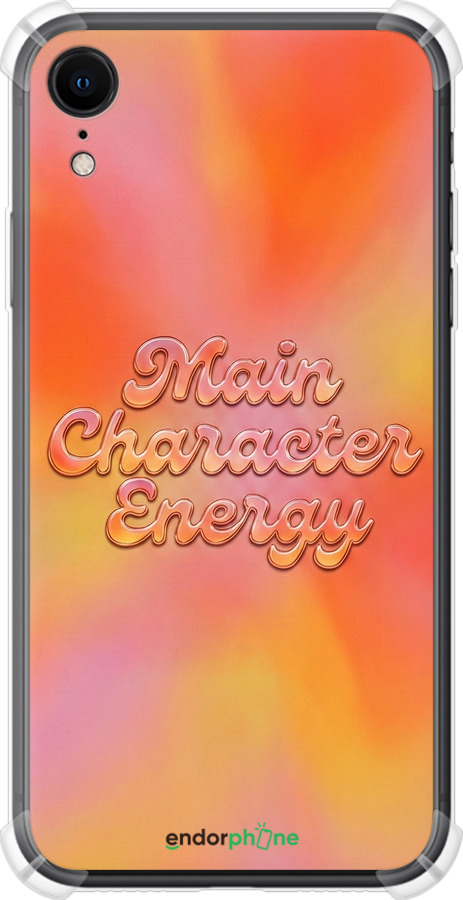 Силикон с усиленными углами чехол Aura Gradient Main Character Energy Aesthetic Y2K для Apple iPhone XR - 6783sp-1560 изображение 