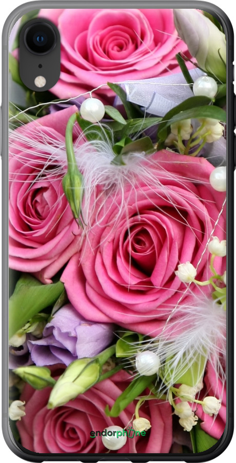 

Силіконовий чохол "Ніжність" для iPhone XR, Рожевий