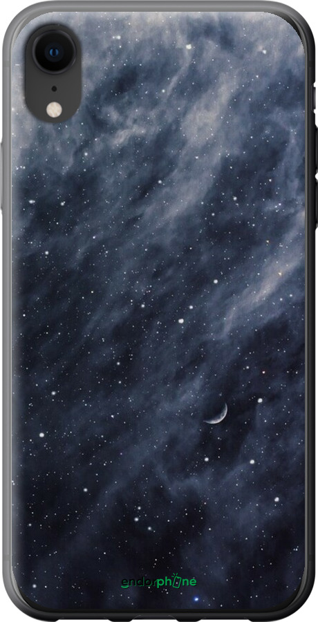 2D пластиковый чехол Голубые облака, Голубая луна для Apple iPhone XR - 6398t-1560 изображение 