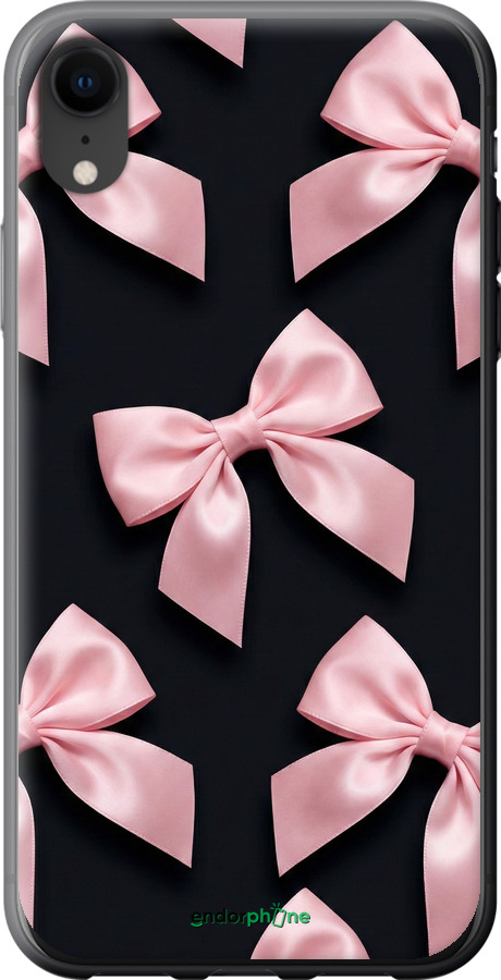 2D пластиковый чехол Coquette Ribbons Dark Coquette для Apple iPhone XR - 6767t-1560 изображение 