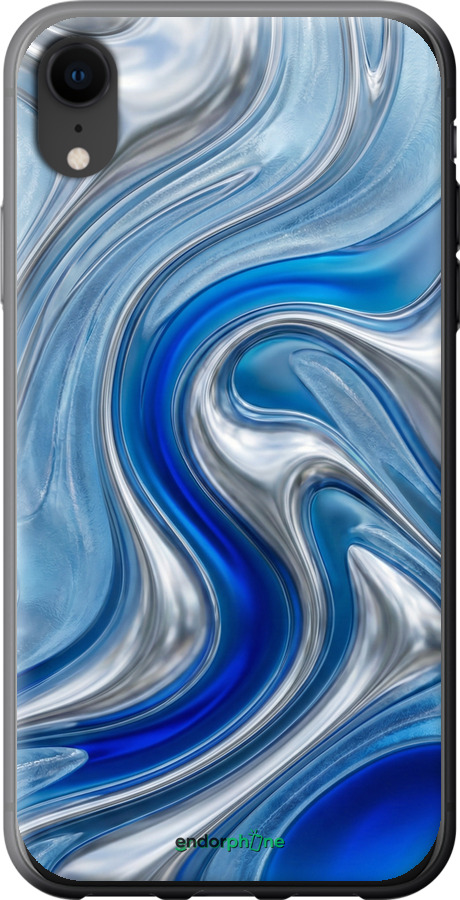 2D пластиковый чехол Liquid Chrome для Apple iPhone XR - 6781t-1560 изображение 