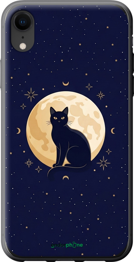 2D пластиковый чехол Cute Cat Celestial/Witchy для Apple iPhone XR - 6787t-1560 изображение 