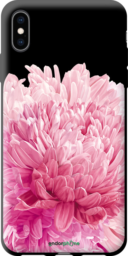 TPU чехол Хризантема для Apple iPhone XS Max - 4666b-1557 изображение 