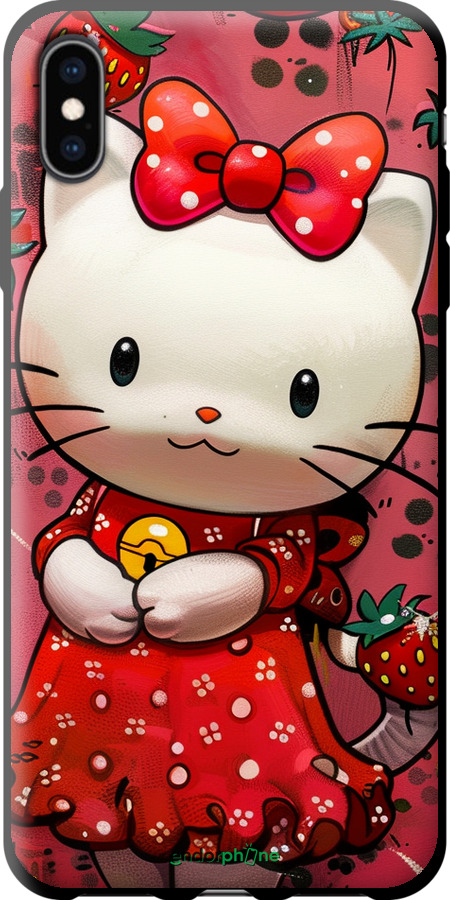 TPU чехол hello kitty1 для Apple iPhone XS Max - 6036b-1557 изображение 