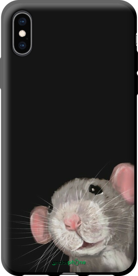 TPU чехол The Peeking Rat для Apple iPhone XS Max - 6442b-1557 изображение 