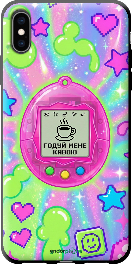 TPU чехол Y2K Aesthetic Retro Pet: Годуй мене кавою для Apple iPhone XS Max - 6784b-1557 изображение 