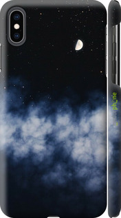 3D пластиковый глянцевый чехол Ночное небо для Apple iPhone XS Max - 6450c-1557 изображение 
