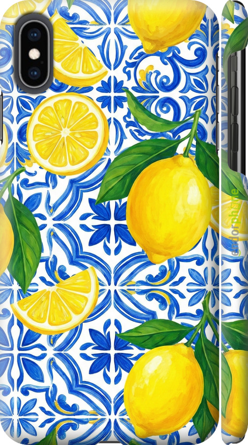 3D пластиковий глянцевий чехол Grocery Girl Italian Summer для Apple iPhone XS Max - 6766c-1557 изображение 