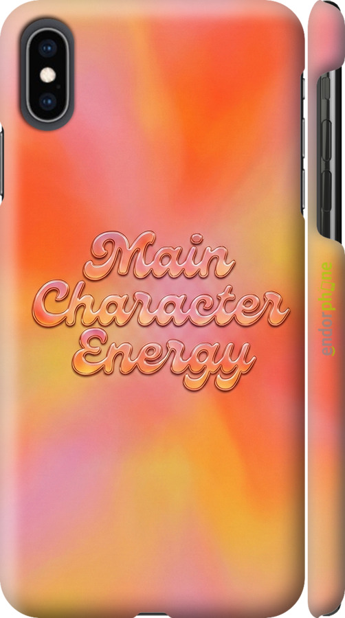 3D пластиковый глянцевый чехол Aura Gradient Main Character Energy Aesthetic Y2K для Apple iPhone XS Max - 6783c-1557 изображение 