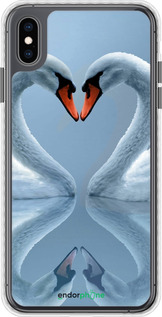 Чехол Bumper чехол Лебеди для Apple iPhone XS Max - 6007pc-1557 изображение 
