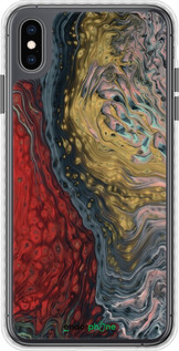 Чехол Bumper чехол С изображением абстрактной живописи для Apple iPhone XS Max - 6530pc-1557 изображение 