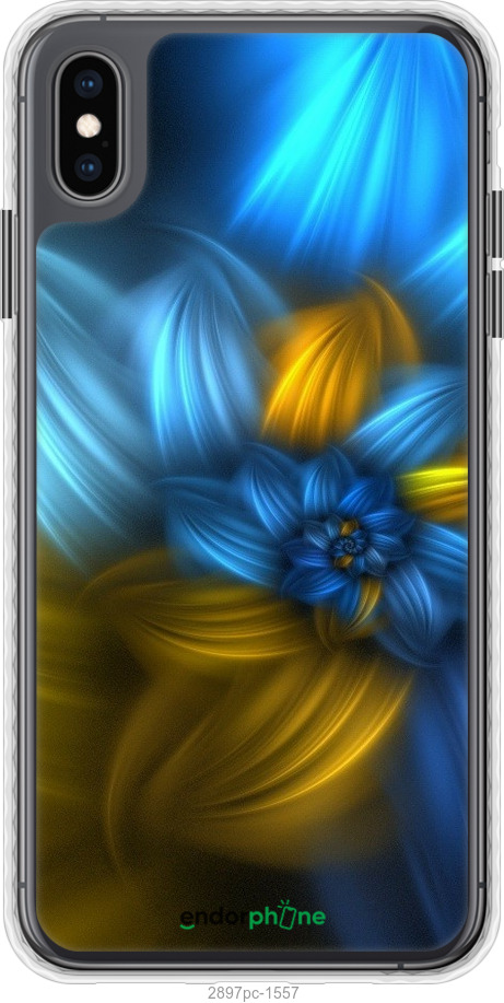 

Чохол Bumper чохол "Візерунок 46" для iPhone XS Max, Синій