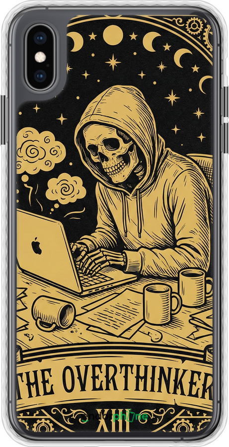 Чохол Bumper чехол The Overthinker для Apple iPhone XS Max - 6774pc-1557 изображение 