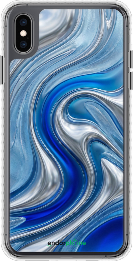 Чехол Bumper чехол Liquid Chrome для Apple iPhone XS Max - 6781pc-1557 изображение 