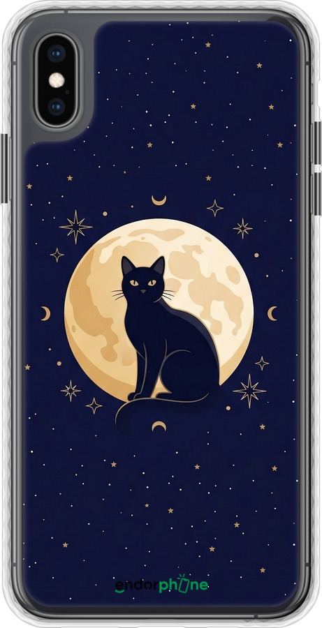 Чехол Bumper чехол Cute Cat Celestial/Witchy для Apple iPhone XS Max - 6787pc-1557 изображение 