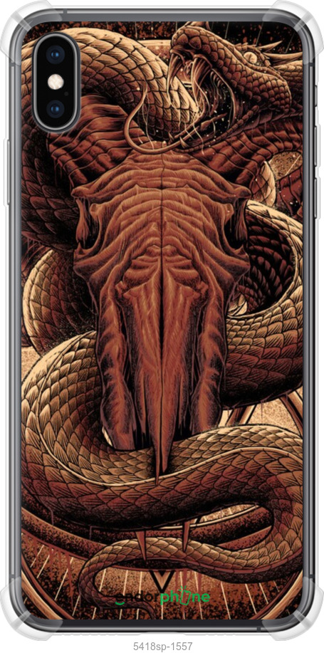 Силіконовий протиударний с посиленими кутами чехол № 5418 для Apple iPhone XS Max - 5418sp-1557 изображение 