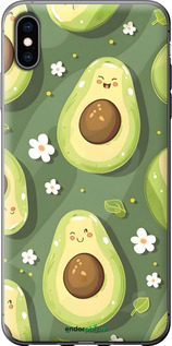 2D пластиковий чехол Авокадо для Apple iPhone XS Max - 6380t-1557 изображение 