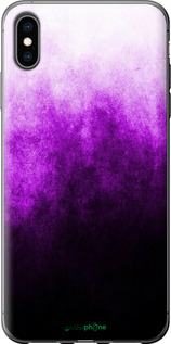2D пластиковый чехол Абстрактная композиция в фиолетовых тонах для Apple iPhone XS Max - 6478t-1557 изображение 