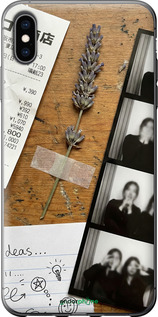 2D пластиковый чехол Aesthetic Scrapbook Collage для Apple iPhone XS Max - 6773t-1557 изображение 