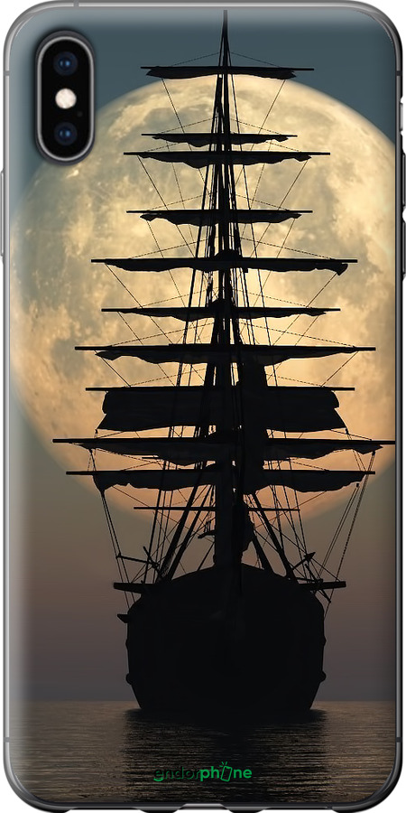 Силіконовий чехол Корабель для Apple iPhone XS Max - 5998u-1557 изображение 