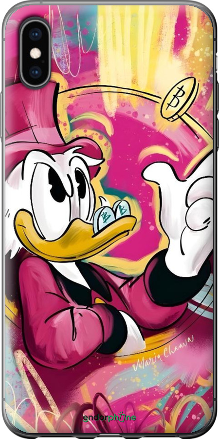 Силіконовий чехол Скрудж для Apple iPhone XS Max - 6283u-1557 изображение 