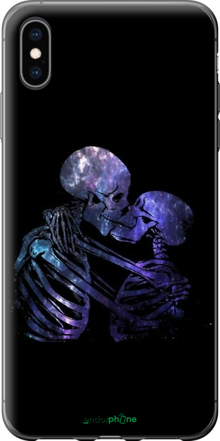 2D пластиковий чехол Із зображенням скелета для Apple iPhone XS Max - 6537t-1557 изображение 