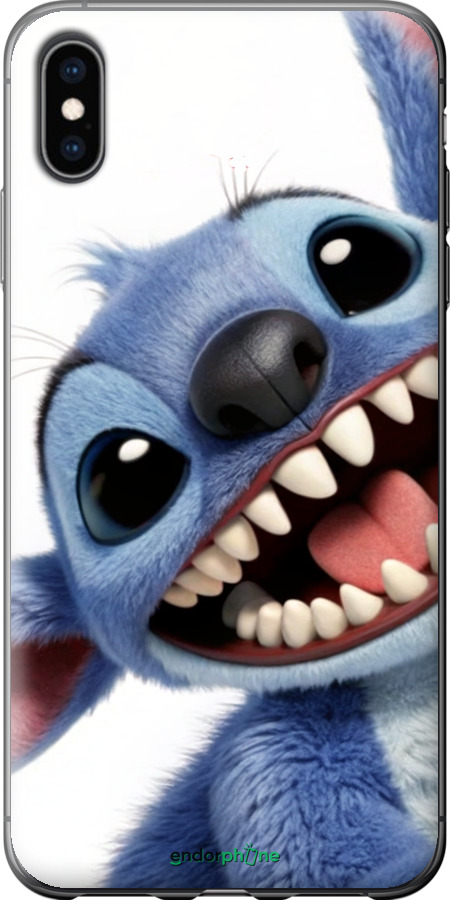 2D пластиковый чехол Стич для Apple iPhone XS Max - 6684t-1557 изображение 