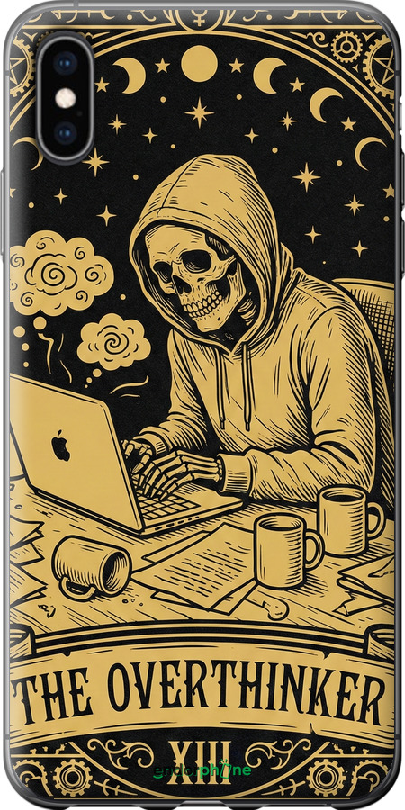 2D пластиковий чехол The Overthinker для Apple iPhone XS Max - 6774t-1557 изображение 