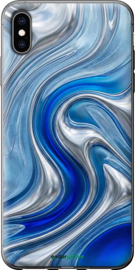 2D пластиковий чехол Liquid Chrome для Apple iPhone XS Max - 6781t-1557 изображение 