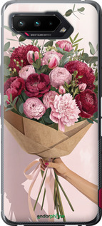 Силіконовий чехол Півонії 1 для Asus ROG Phone 5 - 6705u-2530 изображение 