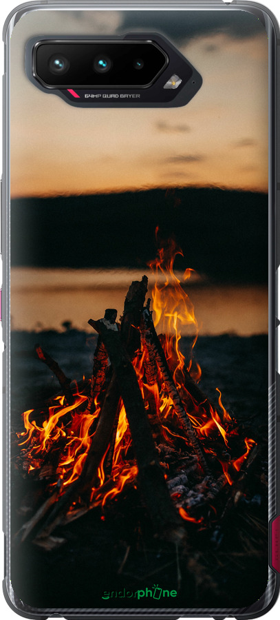 Силіконовий чехол Вогонь для Asus ROG Phone 5 - 6021u-2530 изображение 