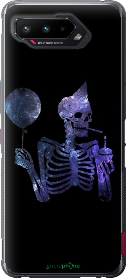 Силиконовый чехол Скелетное искусство для Asus ROG Phone 5 - 6536u-2530 изображение 