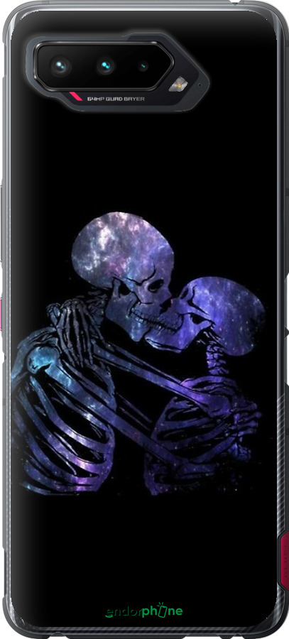 Силиконовый чехол С изображением скелета для Asus ROG Phone 5 - 6537u-2530 изображение 