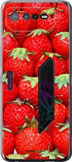 Силіконовий чехол Полуниця для Asus Rog Phone 6 - 6020u-3401 изображение 