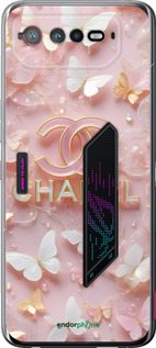 Силиконовый чехол Шанель для Asus Rog Phone 6 - 6366u-3401 изображение 