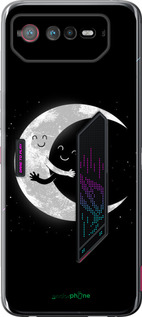 Силіконовий чехол Місячні обійми для Asus Rog Phone 6 - 6508u-3401 изображение 