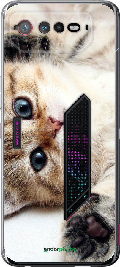 Силиконовый чехол Котик для Asus Rog Phone 6 - 6024u-3401 изображение 