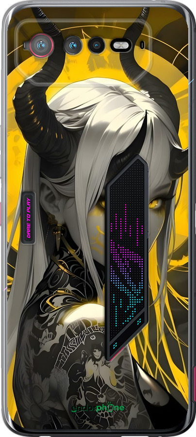 Силіконовий чехол Аніме демон 2 для Asus Rog Phone 6 - 6309u-3401 изображение 