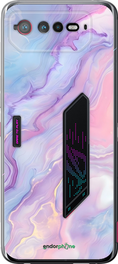 Силіконовий чехол Нежный мрамор для Asus Rog Phone 6 - 6310u-3401 изображение 