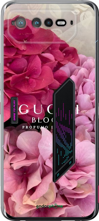 Силиконовый чехол Гучи для Asus Rog Phone 6 - 6341u-3401 изображение 