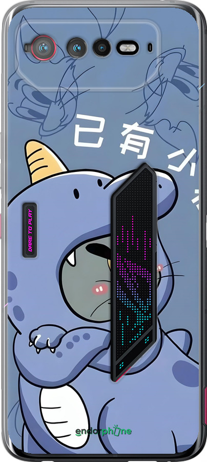 Силиконовый чехол Том и джерри 1 для Asus Rog Phone 6 - 6358u-3401 изображение 