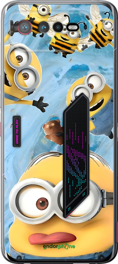 Силиконовый чехол Миньоны для Asus Rog Phone 6 - 6386u-3401 изображение 