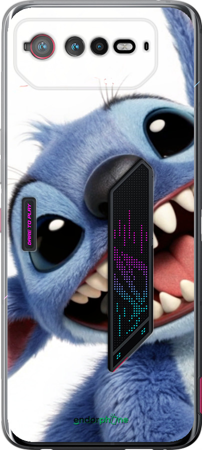 Силиконовый чехол Стич для Asus Rog Phone 6 - 6684u-3401 изображение 