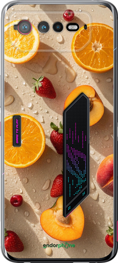 Силіконовий чехол Фрукти 3 для Asus Rog Phone 6 - 6703u-3401 изображение 