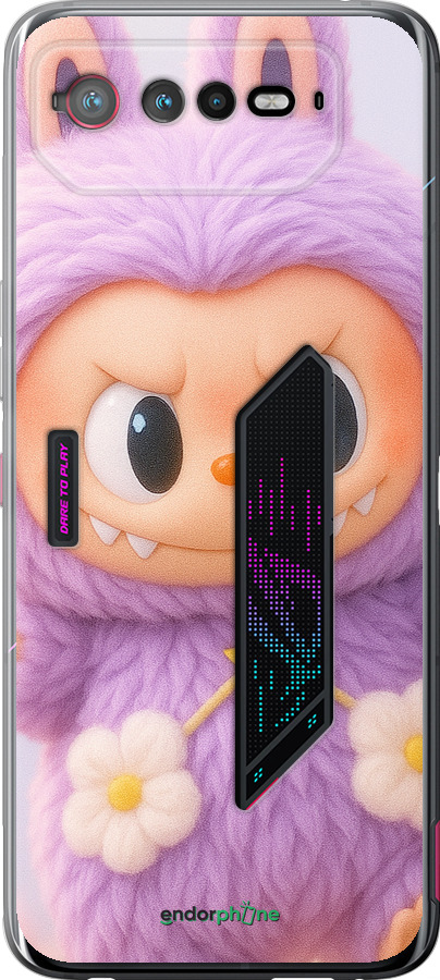 Силіконовий чехол Лабубу для Asus Rog Phone 6 - 6708u-3401 изображение 