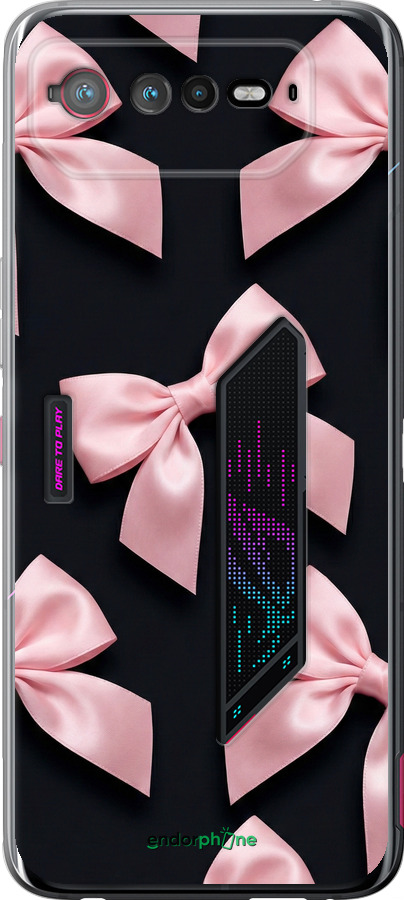 Силиконовый чехол Coquette Ribbons Dark Coquette для Asus Rog Phone 6 - 6767u-3401 изображение 