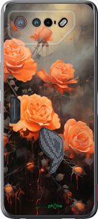 Силіконовий чехол Оранжеві троянди для Asus Rog Phone 7 - 5944u-3405 изображение 