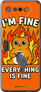 Силиконовый чехол Funny Cat для Asus Rog Phone 7 - 6786u-3405 изображение 